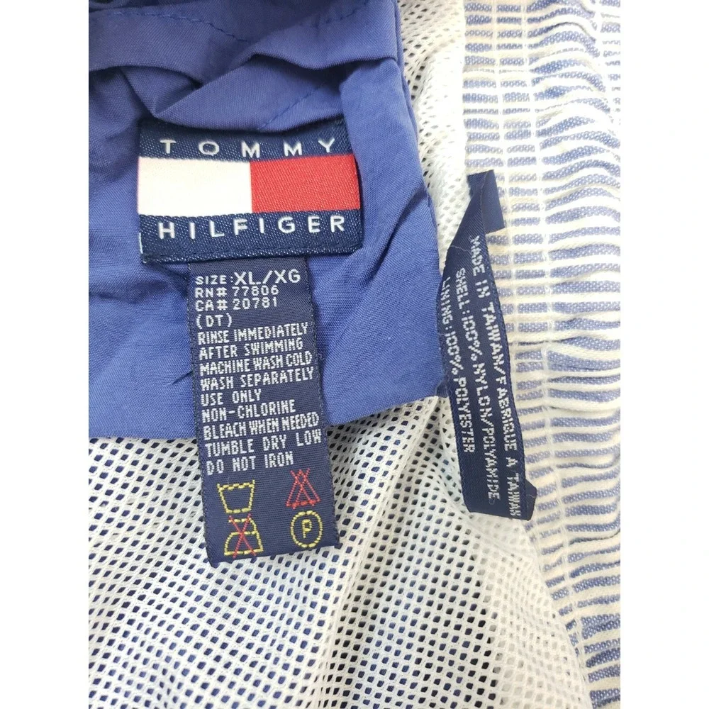 Tommy Hilfiger Men's Swim Trunk Shorts Size‎ XL Tommy Trunks Logo Flag 32x5